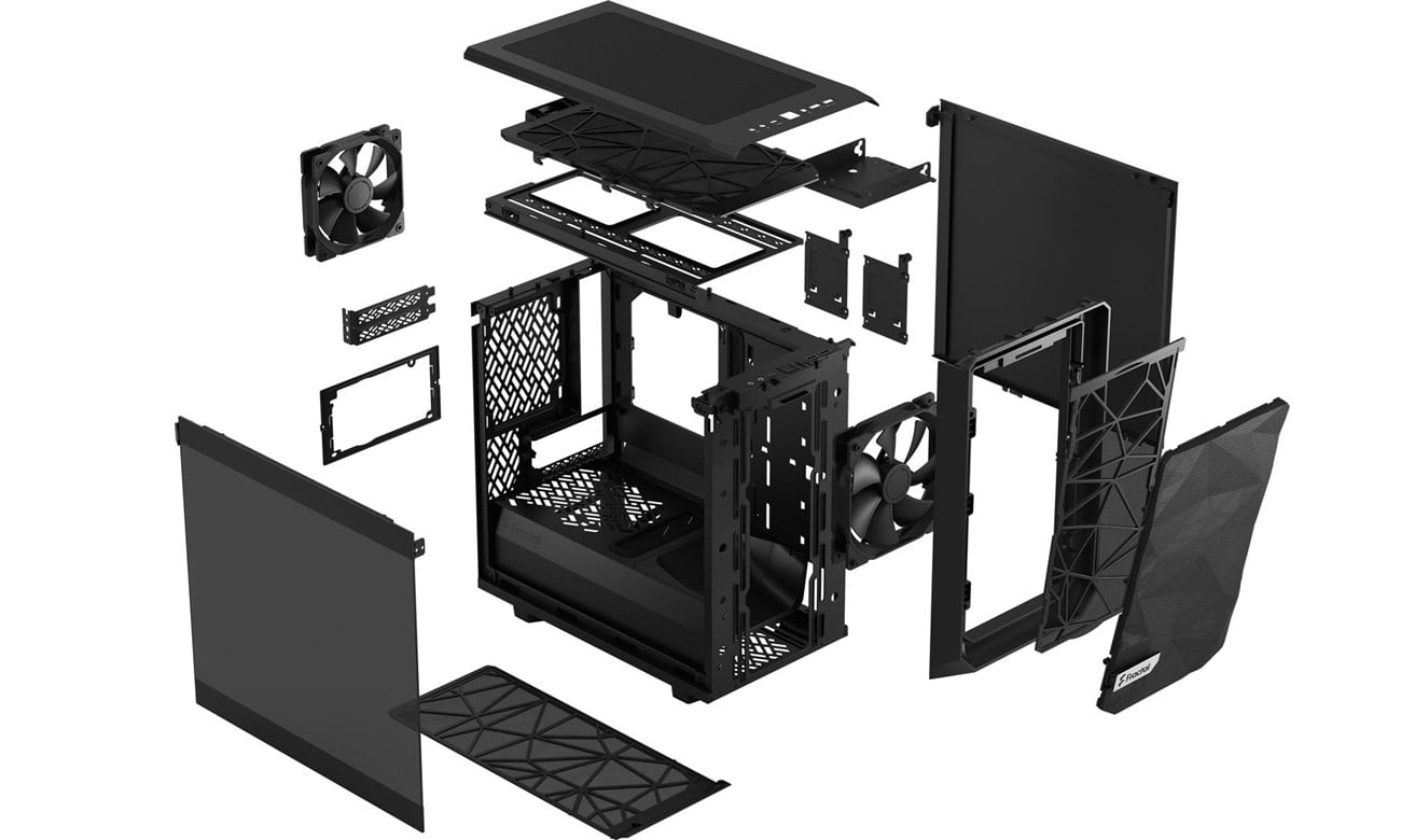 Fractal Design Meshify 2 Nano Black TG Dark Tint - Obudowy